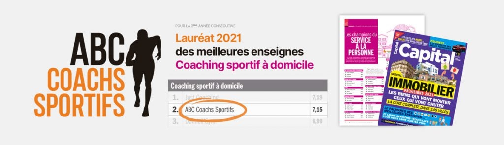 Laureat top 3 coach sportif a domicile