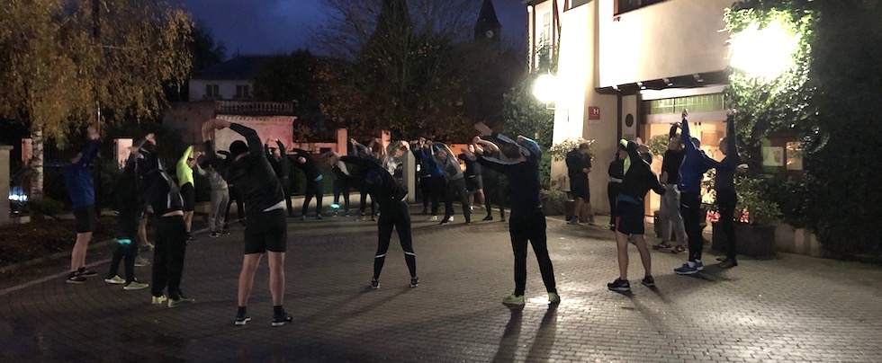 échauffement avec mainfreight