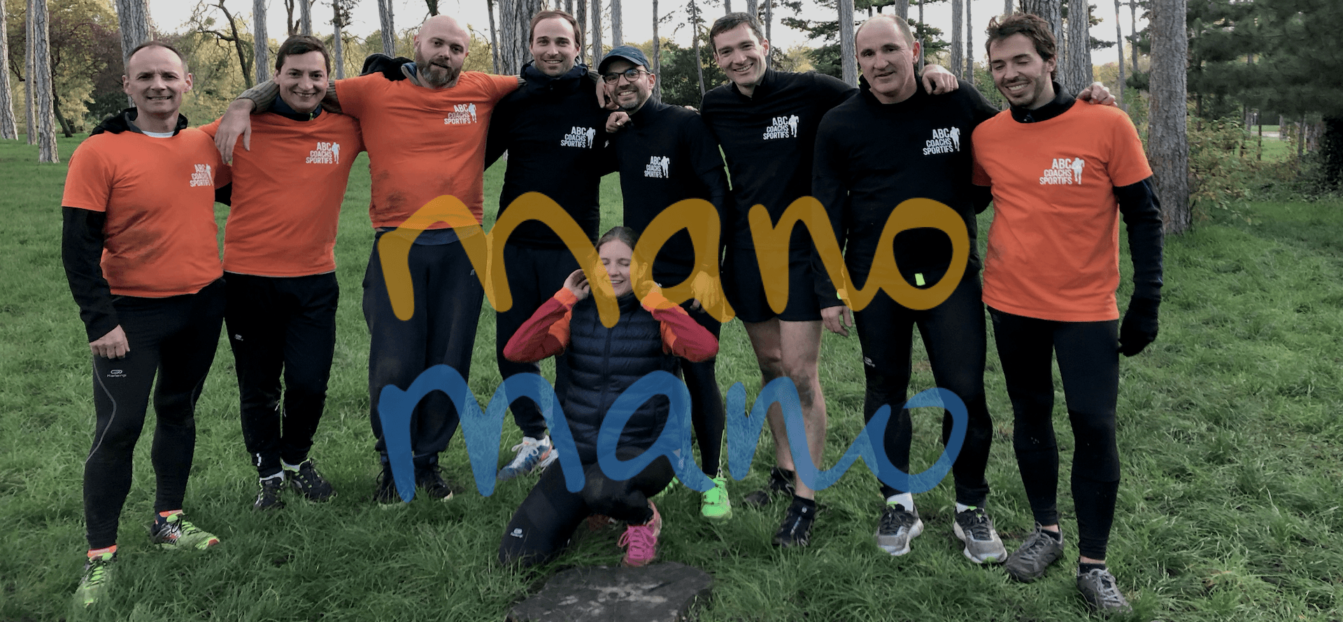 photo de groupe team building mano mano