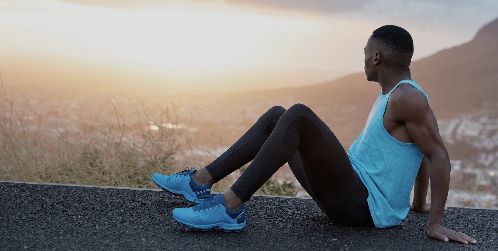 sport sante actualite homme regarde vers l'horizon sportif
