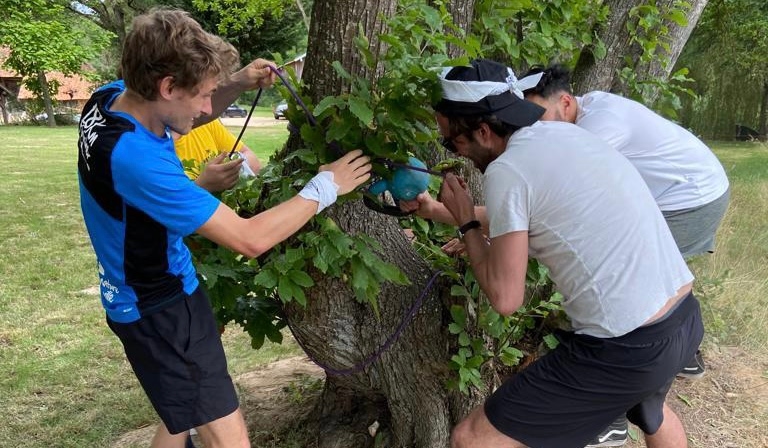 travail en equipe compétition team building sport