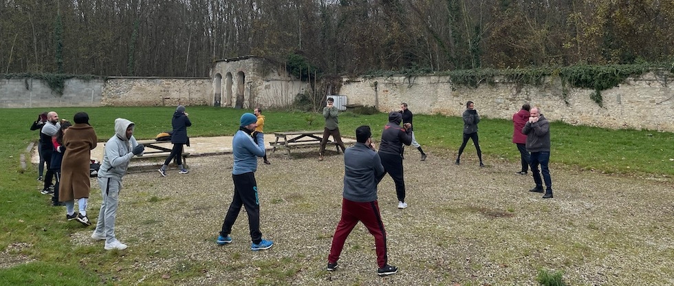 échauffement team building sportif avec abc coach sportif