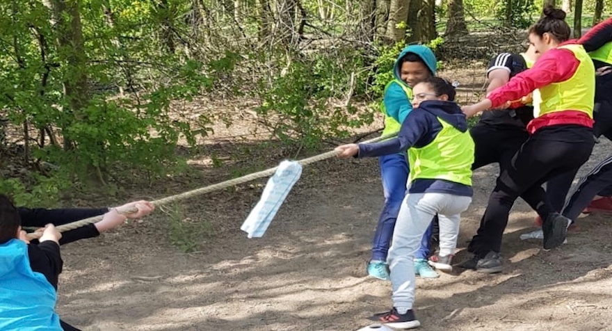 koh lanta pour enfant équipe de taekwondo