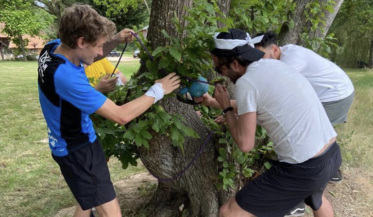travail en equipe compétition team building sport