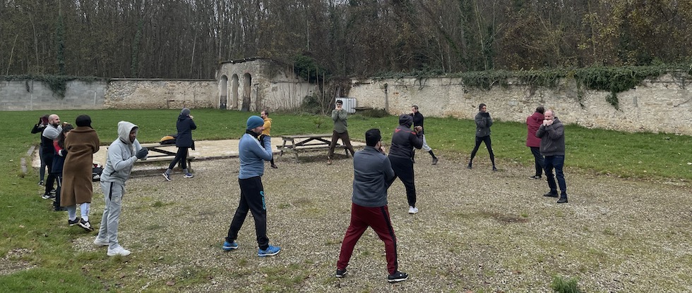 échauffement team building sportif avec abc coach sportif