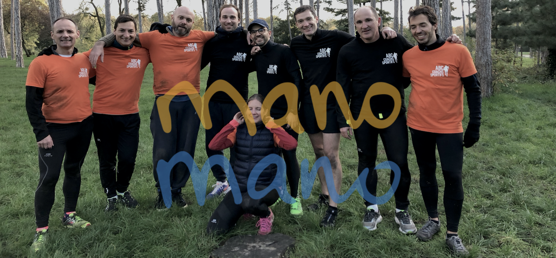 photo de groupe team building mano mano