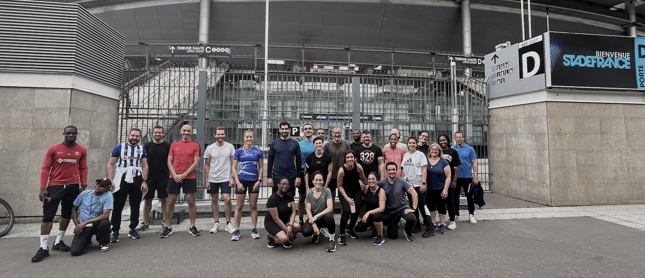 team building course a pied autour du stade de france